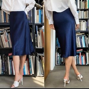 Babaton slip midi skirt